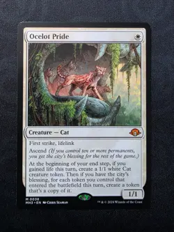 MTG Ocelot Pride NM Modern Horizons 3 Commander Modern Staple - Image 1