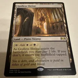 Wizards of the Coast MTG Godless Shrine RNA Rare 248/259 Showcase EN - Image 2