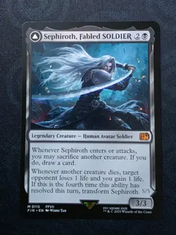 MTG Final Fantasy - Sephiroth Fabled SOLDIER 115 Normal - Near Mint - Image 1