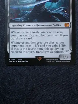 MTG Final Fantasy - Sephiroth Fabled SOLDIER 115 Normal - Near Mint - Image 4