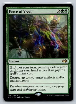 MTG Modern Horizons 164 Force of Vigor Rare Instant - Image 1