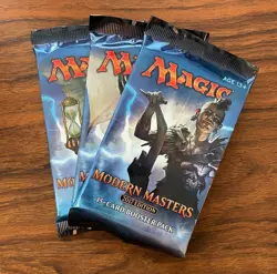 3 Booster Packs of Magic: The Gathering Modern Masters (2017 Edition) MtG MM2017 - Image 1