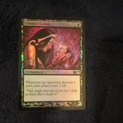 Magic The Gathering (MTG) Liliana's Caress Foil Core Set 2011 - Image 1