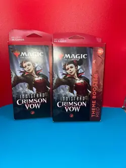 Innistrad Crimson Vow Theme Booste-Magic The Garthering: Set Of 3 Theme Boosters - Image 2