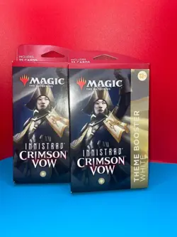 Innistrad Crimson Vow Theme Booste-Magic The Garthering: Set Of 3 Theme Boosters - Image 3