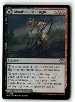 Bloodsoaked Insight Foil MTG Magic NM MH3 - Image 1