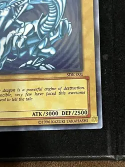 Yu-Gi-Oh! Blue Eyes White Dragon 1st Edition SDK-001 - Image 5