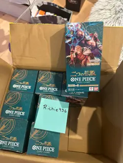 8x One Piece OP-08 Two Legends Japanese Booster Box - Image 1
