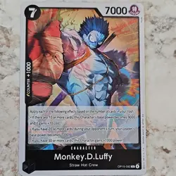 Bandai One Piece CCG Monkey.D.Luffy OP15-092 Special 7000 Power Card - Image 2