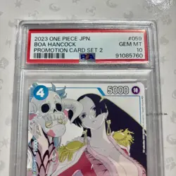 PSA 10 Boa Hancock 2023 One Piece OP02-059 Promotion Card Set 2 Japan - Image 3