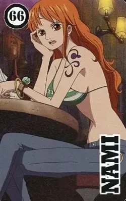 PREORDER Very Rare Nami Japanese One Piece x Top Seika Anime Scene Card - Image 1