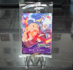 One Piece Monkey D Luffy P-041 Promo Emotion Exhibition Japanese SEALED - Image 1