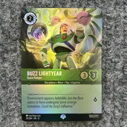 Disney Lorcana Wilds Unknown Buzz Lightyear 211/204 Epic Holo NM - Image 1