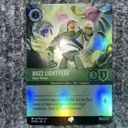 Disney Lorcana Wilds Unknown Buzz Lightyear 211/204 Epic Holo NM - Image 2
