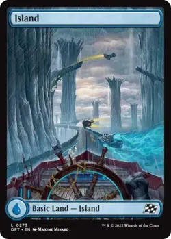Island (0273) -Foil Near Mint MTG Aetherdrift - Image 1
