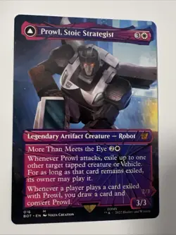 MTG | Prowl, Stoic Strategist (Shattered Glass) [Transformers] NF - Image 1