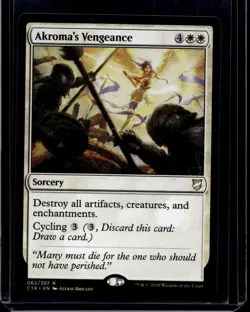 x1 Akroma's Vengeance R MTG Commander 2018 M/NM, English - Image 1