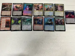 MTG Final Fantasy Collection Lot FIN over 200 cards plus accessories - Image 1