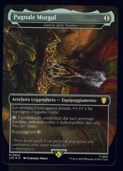 MTG Lancia delle Tenebre / Shadowspear - FOIL LTC Commander Lord of Rings NM Ita - Image 1
