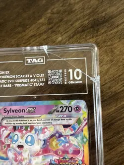 TAG 10 GEM MT Sylveon ex - (Prismatic Evolutions Stamp) 041/131 - Pokemon Card - Image 2