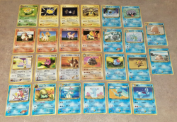 (26) JAPANESE 1996 POKEMON POCKET MONSTERS CARDS, BASE, NON HOLO LOT, NM-MT - Image 1