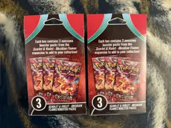 Pokemon Scarlet & Violet Obsidian Flames Booster Packs 3 Charizard English x 2 - Image 2