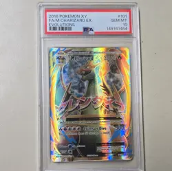 Pokemon 2016 Evolutions M Charizard EX Full Art Holo Ultra Rare PSA 10 101/108 - Image 3