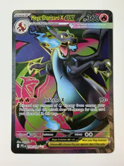 Pokemon Mega Charizard X EX Ultra Rare Holo 109/094 Me02 Phantasmal Flames EN - Image 1