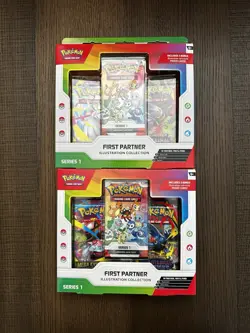 Pokemon TCG First Partner Illustration Collection Series One New Sealed - Image 1