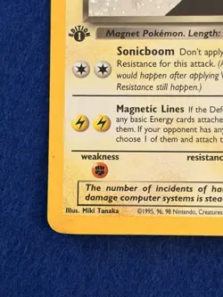 DARK MAGNETON 11/82 Team Rocket 1st EDITION HOLO SWIRL rare Pokemon TCG card - Image 5