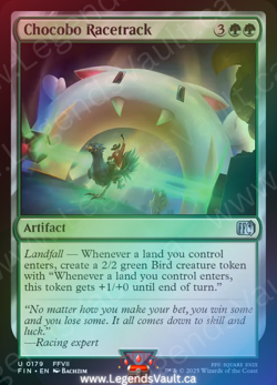 MTG FF - Final Fantasy - Chocobo Racetrack (0179) - Uncommon (Foil) - Image 1