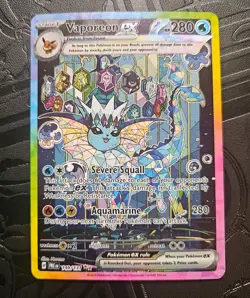 Pokemon Vaporeon EX Special Illustration Rare 149/131 SV Prismatic Evolutions NM - Image 1