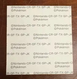 Girafarig Pokemon Daiichi Pan Decochara Seal Part 197 Sticker 2023 Bread - Image 2