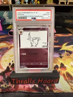 Pokemon TCG Espeon Yu Nagaba Promo PSA 10!! - Image 1