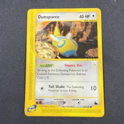 Dunsparce 53/144 Skyridge Pokemon TCG - e Reader - RARE - YUKA MORII - Image 1