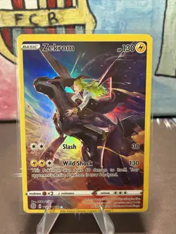 Pokemon Zekrom TG05/TG30 Brilliant Stars Trainer Gallery Ultra Rare Holo 130 HP - Image 1