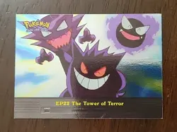 LP! HOLO Pokemon Topps EP22 The Tower Of Terror Foil Blue Label - Image 1