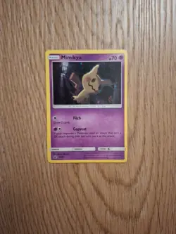 Mimikyu SM99 Black Star Promo Holo Pokemon NM - Image 1