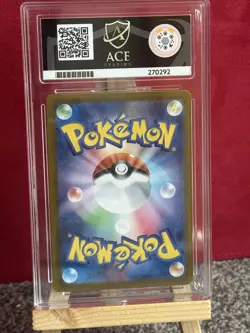 Pokemon Graded Slab ACE 7 NM Cramorant 072/066 SV5a Illustration Art Rare - Image 2