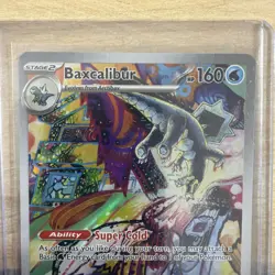 2023 Pokemon SV Paldea Evolved Baxcalibur Illustration Rare #210/193 - Image 4