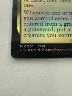 MTG Celes, Rune Knight 0001 (Foil) Commander: Final Fantasy NM FIC - Image 2