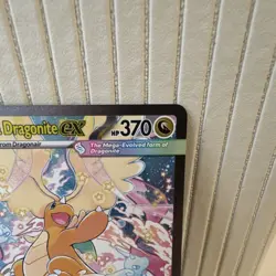 Pokemon Mega Dragonite EX Full Art Ultra Rare Holo 290/217 ASC HP 370 - Image 3