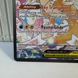 Pokemon Mega Dragonite EX Full Art Ultra Rare Holo 290/217 ASC HP 370 - Image 5
