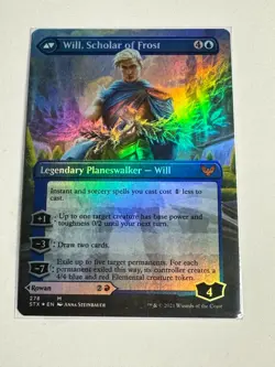 Rowan, Scholar of Sparks Will, Scholar of Frost (Borderless) FOIL STX NM MTG - Image 2