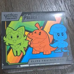 Pokemon TCG Scarlet & Violet Paldea Evolved Elite Trainer Box Sprigatito Fuecoco - Image 1