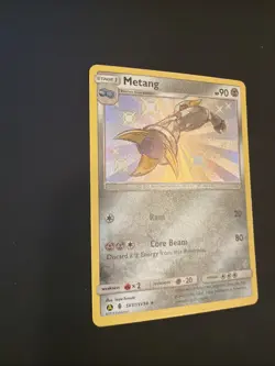 Pokemon 2019 Hidden Fates Shiny Vault Metang 31/94 Holo Rare Baby Shiny NM - Image 2