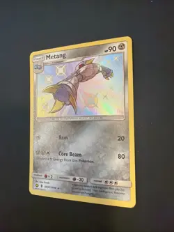 Pokemon 2019 Hidden Fates Shiny Vault Metang 31/94 Holo Rare Baby Shiny NM - Image 3