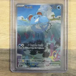 Pokemon Marill Illustration Rare Sv02: Paldea Evolved 204/193 - Image 1