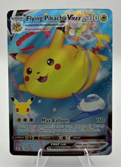 Flying Pikachu VMAX, Pokemon Near Mint, Celebrations, Ultra Rare, 7/25 - Image 2