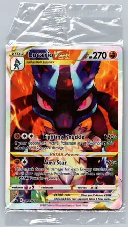 Lucario VSTAR SWSH291 Holo Promo Sword & Shield Promo Pokemon Near Mint - Image 1